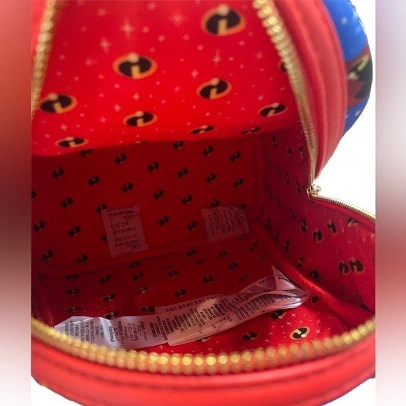 Loungefly NWT Disney Parks The Incredibles Backpack Absolutely Beautiful Purse! main image 13